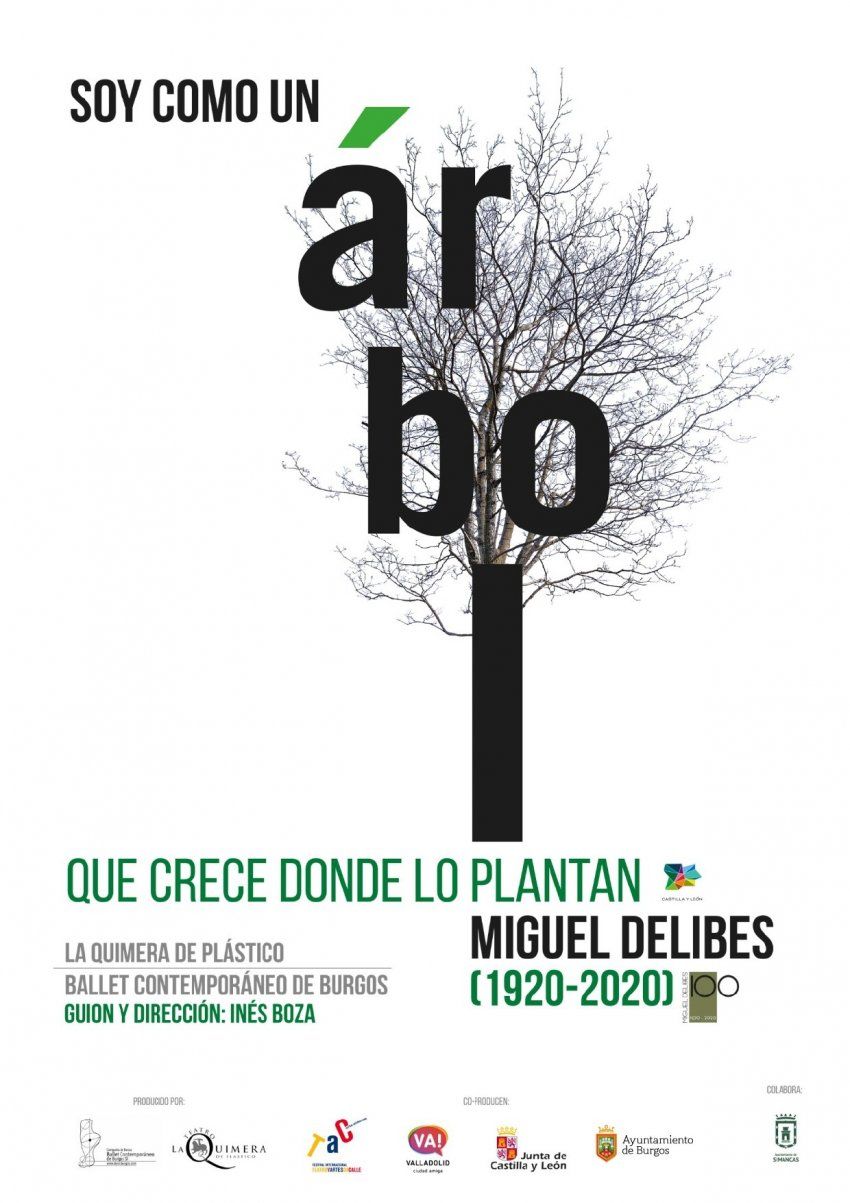 Cartel teatro Soy como un Árbol